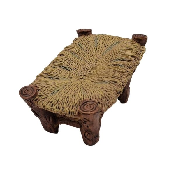 DiGiovanni by Autom Nativity Manger 4"X2.5" Poly Resin Figure 1998 Jesus VTG - Picture 2 of 10